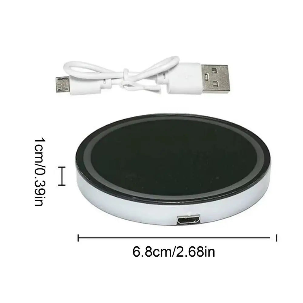 LED Light-Up Car Cup Holder Coasters