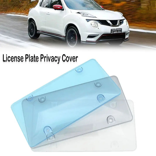 Tinted License Plate Cover – Protective Acrylic Frame
