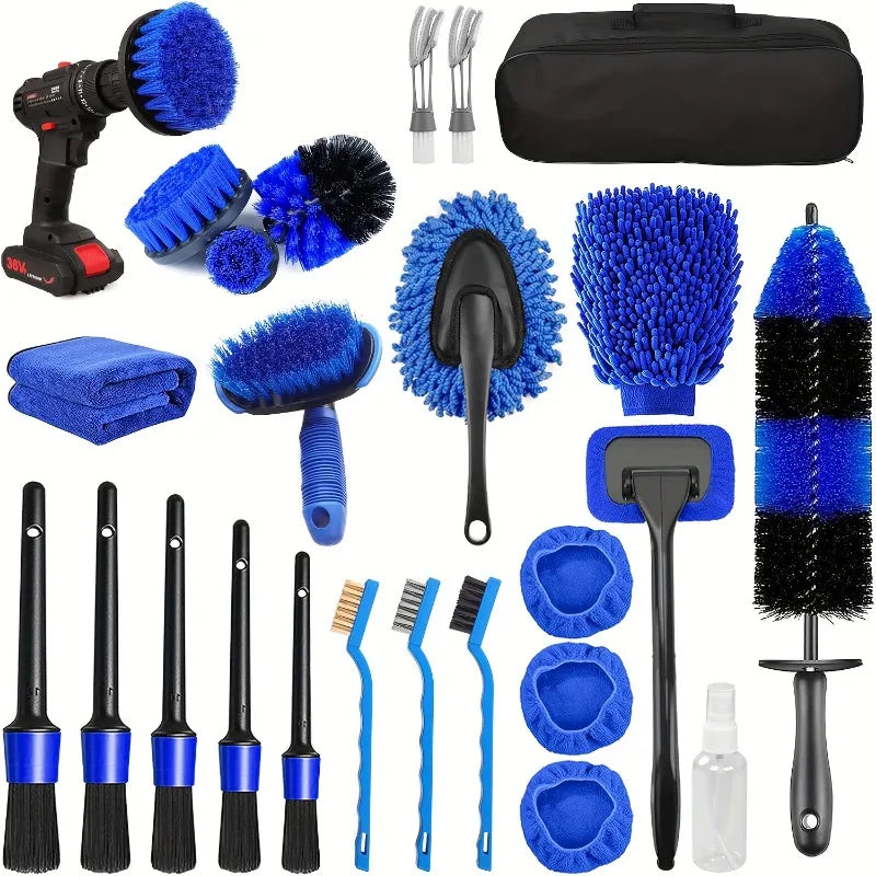 26pcs Car Detailing Brush