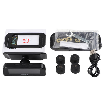 TPMS Tire Pressure Monitoring System – 4 Sensors LCD Display