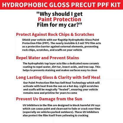 Premium Custom Pre-Cut PPF – Full & Partial Coverage