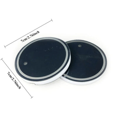 LED Cup Holder Lights – 7 Color Ambient Coasters