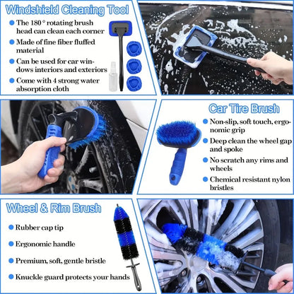 26pcs Car Detailing Brush