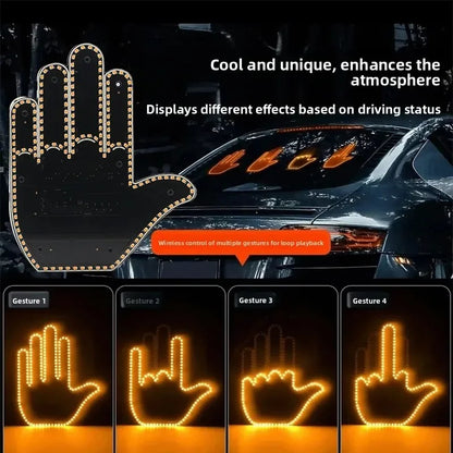 Car LED Funny Facial Expression