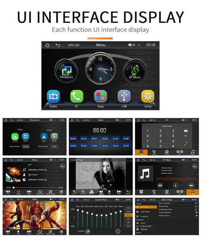 7-Inch Wireless CarPlay & Android Auto Multimedia Screen
