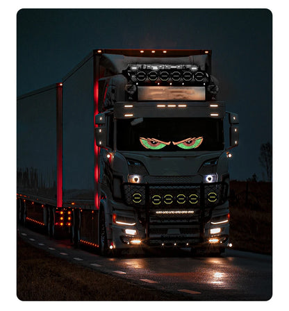 Dynamic Devil Eyes LED Car Light – Front & Rear Display
