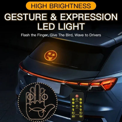 Car LED Funny Facial Expression