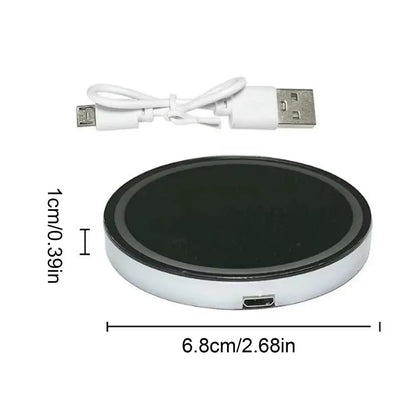 LED Light-Up Car Cup Holder Coasters