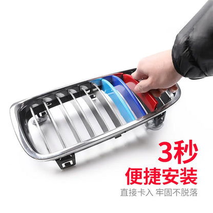 BMW M Style Grille Stripes (3-Piece Set) – E46 / E90 / F30 3 Series