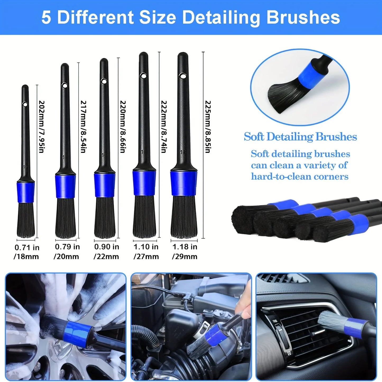 26pcs Car Detailing Brush
