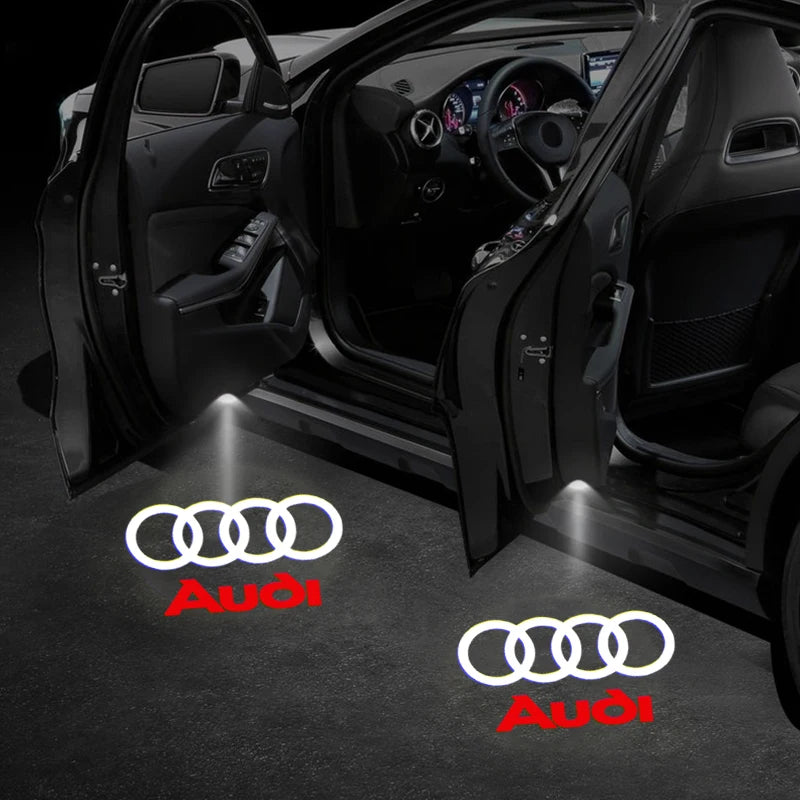 Car Door Welcome Lights AUDI Led Projector Lamps Decoration For Audi Sline A3 A1 A4 A6 B8 A5 B7 C7 A7 A8 B9 B6 C6 Q2 Q3 Q5 Q7 Q8 TT R