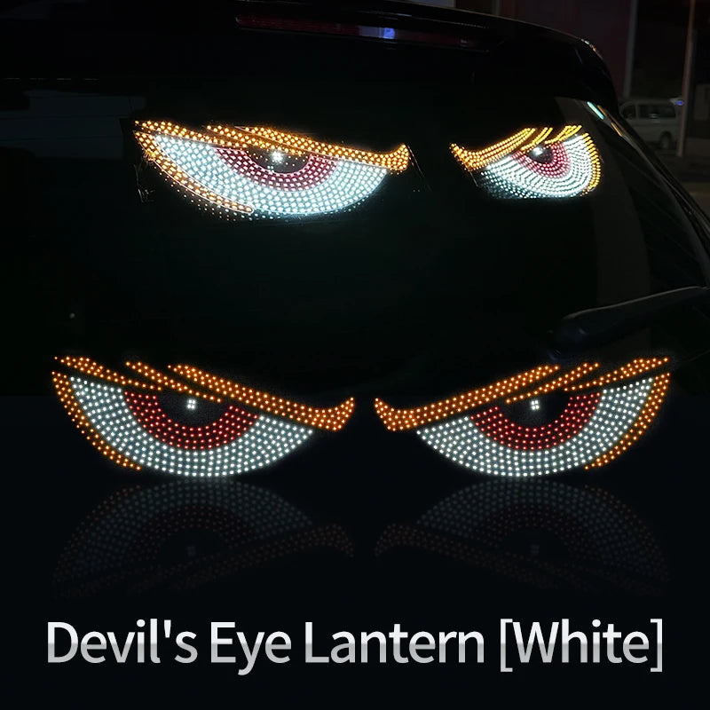 Dynamic Devil Eyes LED Car Light – Front & Rear Display