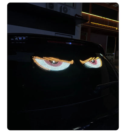 Dynamic Devil Eyes LED Car Light – Front & Rear Display