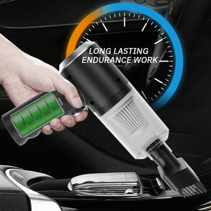 Portable Cordless Car Vacuum Cleaner – USB Rechargeable