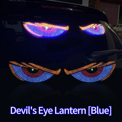 Dynamic Devil Eyes LED Car Light – Front & Rear Display