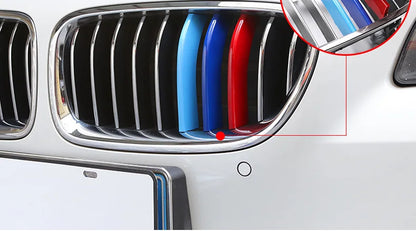 BMW M Style Grille Stripes (3-Piece Set) – E46 / E90 / F30 3 Series