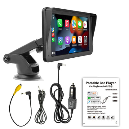7-Inch Wireless CarPlay & Android Auto Multimedia Screen
