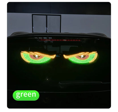 Dynamic Devil Eyes LED Car Light – Front & Rear Display