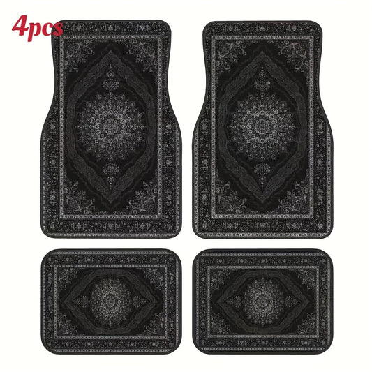 4pcs Luxury European-Style Car Floor Mats